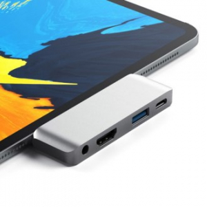 AT 타입C HD4K 4in1 디스플레이 전용 카드리더 앤 허브 CAH594