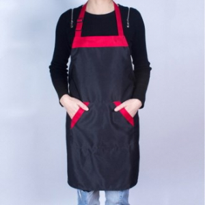EL 홀터넥 컬러 스트랩 더블포켓 앞치마 CAH707