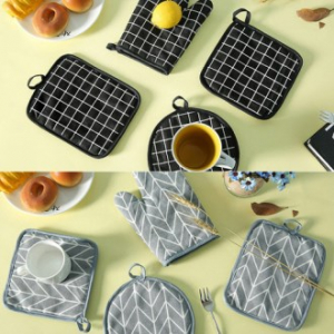 EL 린넨 베이킹 요리 단열 장갑 CAH847