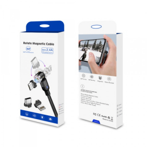 AT 540도 회전되는 자석헤드 멀티 충전케이블 1M CAH957