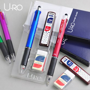 유로 멀티 5in1 그립 터치펜 올파인세트