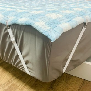 침대패드 밀림방지 고정 밴드 대 2개 1세트 매트리스커버 집게 시트