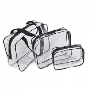 여행용투명 비치파우치 캠핑 휴대용 간편 백가방