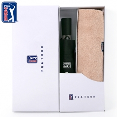 PGA 3단 7K 완전자동 무지 우산 + 180g 모달 면사 타올세트