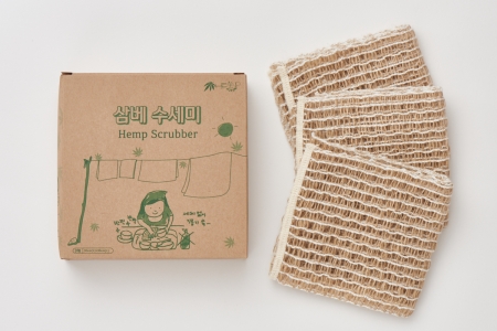 천연 삼베수세미 최고급1호 세트