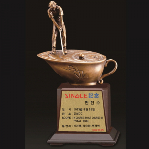 명품 청동 골프 트로피 9