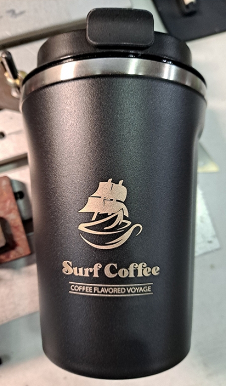 캐나다 아소부 프리미엄 스테인레스 텀블러 카페 컴팩트 블랙 380ML #6