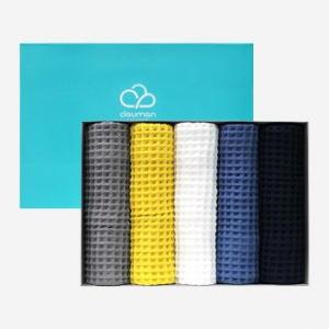 클라우망 향균 와플 130g x 5장 수건선물