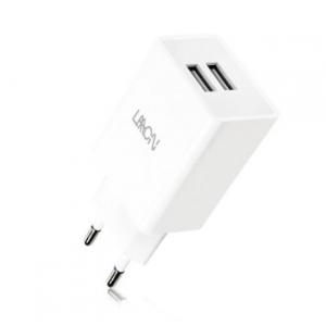 LAAON 5V 2포트 충전기 1M 케이블 포함 ITB-2000C