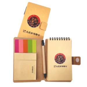 볼펜 스프링 수첩 (크라프트 재생지- 대046) 매직- 오색지