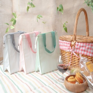 스트라이프 보냉 가방