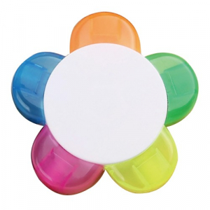 형광펜 해바라기형광펜 5색형광펜 오색형광펜