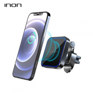 [무선충전기] 아이논 맥세이프 마그네틱 차량용 15W 고속 무선충전기 IN- MSCW010