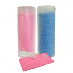 와플습식 스포츠타올, 습식타올, 케이스 포장,  대사이즈, 80*34cm, kc인증