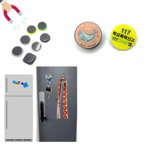 [주문제작] 에폭시 캐릭터 다용도 걸이- 사각 자석형