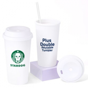 플러스 이중 냉온 리유저블 텀블러 450ml H- 032