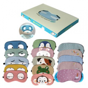 [동물모양 수면안대]15가지 디자인 / 개별정품 케이스포장 / 팩포함
