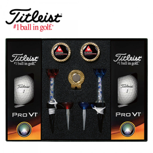 타이틀리스트 Pro V1 골프볼 6구+볼마커 골드 + 자석티 2 세트