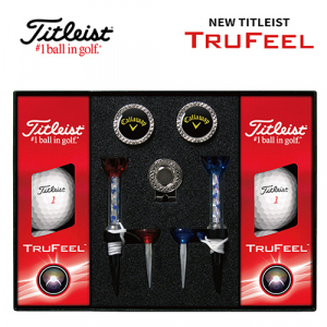 타이틀리스트 트루필 골프볼 6구+볼미커 (실버) + 자석티 (2) 세트