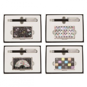 회의용 수성펜 한글 태극 자개 명함케이스