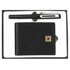 만년필 완자문 소가죽 반지갑 비즈니스 선물