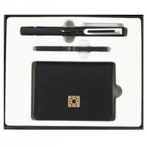 고급 회의용 만년필 완자문 소가죽 명함지갑