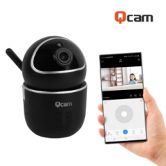 큐캠 QCAM-K2 HD 고화질 보안 IP 카메라 200만 화소