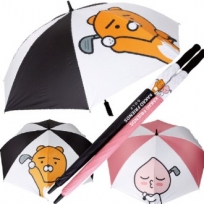 카카오 장우산 70 굿샷 퍼팅골프우산 생활건강