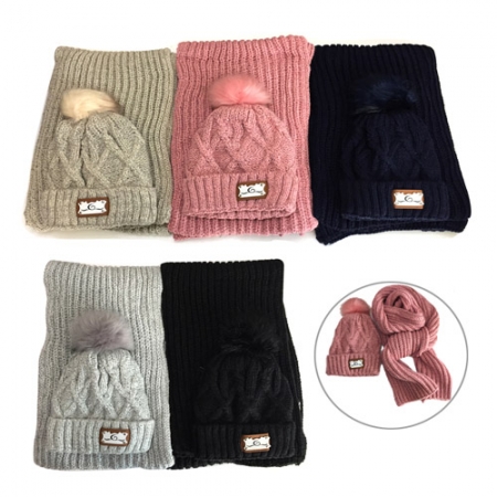 [GEO비니 목도리 세트] 고급형 / 선물세트 #2