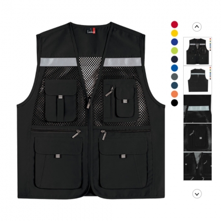 매직 타스란 고급형 반사띠부착 왕망사 조끼 남녀공용 453 #2