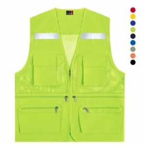 매직 타스란 반사띠부착 망사 조끼 남녀공용 413