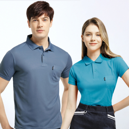 매직 에어로쿨 베이직 반팔 카라 포켓형 티셔츠 #2