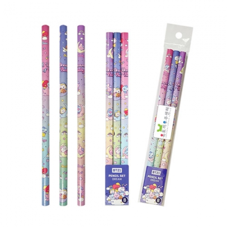 BT21 드림 연필 3P 세트 #2