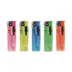 BT 하나로 푸쉬 오색 투명 라이터 XHD- 777