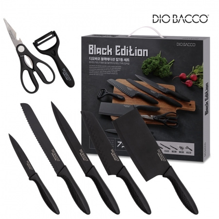 디오바코 칼 세트 7종 블랙에디션 #3