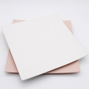 에코키친 스트라이프 정사각 접시 (대) KA0324