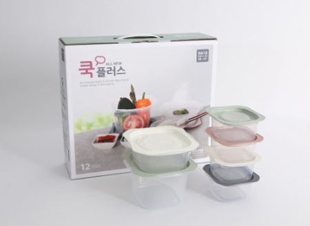 쿡플러스 점보1호 전자레인지용 밀폐용기 #2