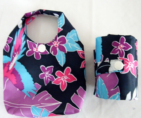 주머니형 플라워 패션 폴리 장바구니 시장가방 #2