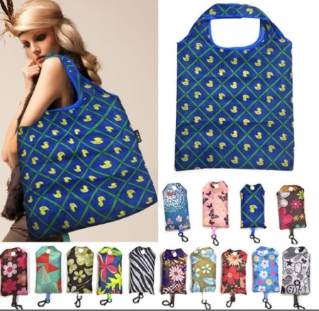 고리형 단추식 파우치 고급형 폴리 장바구니 시장가방 #2