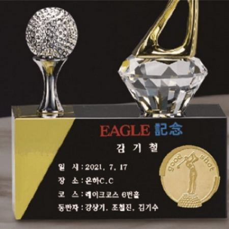 금속 크리스탈 골프트로피 50 #4