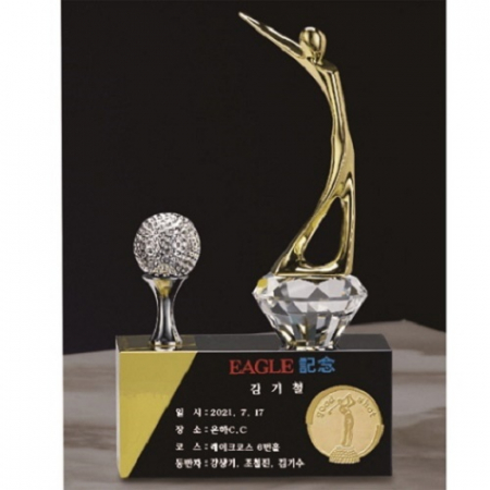 금속 크리스탈 골프트로피 50 #2