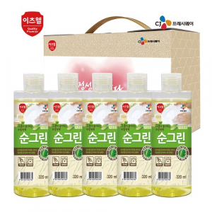 CJ 이츠웰 순그린 주방세제 용기 5종 (320ml)