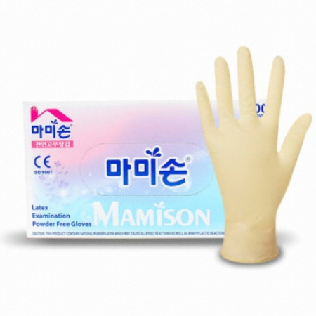 엄마손 천연 라텍스 장갑(대형/중형/소형) #2