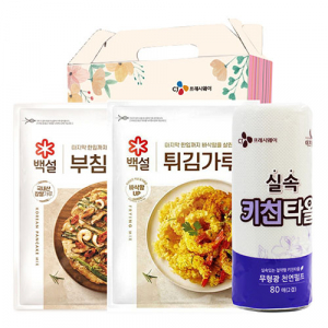 CJ 부침가루, 튀김가루, CJ 키친타올3종