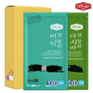 탑셰프 잘말린 미역 40g / 다시마 50g  2종