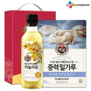 백설 카놀라유 500 / 밀가루 500 (2종)