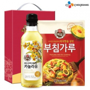 백설 카놀라유 500 / 부침가루 500 (2종)