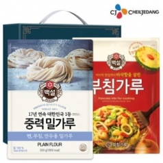 백설 밀가루 500g , 부침가루 500g (2종)
