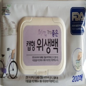 더좋은 뽑아쓰는 위생백 200매 (캡형)