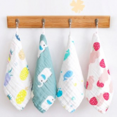 에코라이프 고밀도 캐릭터 면 손수건 CBH430